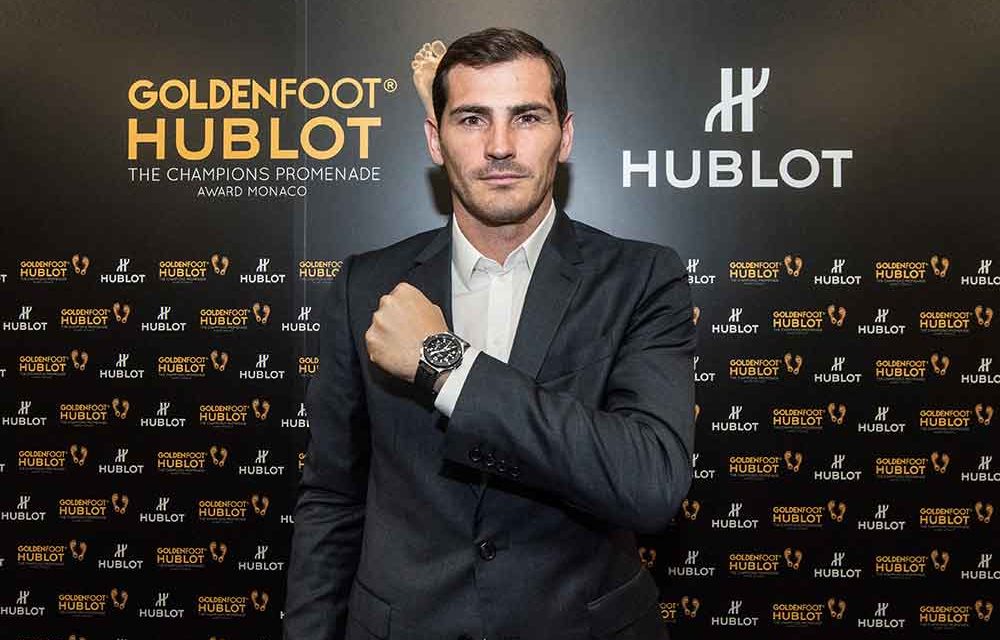 Iker Casillas, ganador del premio Hublot Golden Foot
